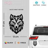 Majestic Wolf Design for Car Windows